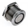 RS PRO Tlačítkový spínač, řada: MPB16 IP67 SPST Panel Okamžité Osvětlené 16 mm 2 A, barva LED: Zelená 36 V dc 36 V ac
