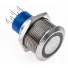 RS PRO Tlačítkový spínač, řada: MPB22 IP67 DPDT Panel Okamžité Osvětlené 22.2 mm 5 A, barva LED: Zelená 12 V dc 250 V ac