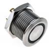 RS PRO Tlačítkový spínač, řada: MPB16 IP67 SPST Panel Okamžité Osvětlené 16 mm 2 A, barva LED: Žlutá 36 V dc