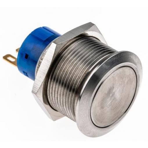 RS PRO Tlačítkový spínač, řada: MPB22 IP67 SPDT Panel Okamžité 22.2 mm 5 A 36 V dc 250 V ac