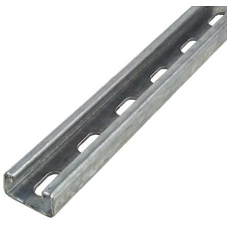 Unistrut Držák s drážkou 41 x 21 mm, Pozinkovaná ocel, délka: 2 m
