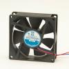 RS PRO Axiální ventilátor, řada: OD8025, průtok vzduchu: 68 m³/h 1.8 W 12 V dc 180 mA IP55 80 mm 80 mm 25 mm