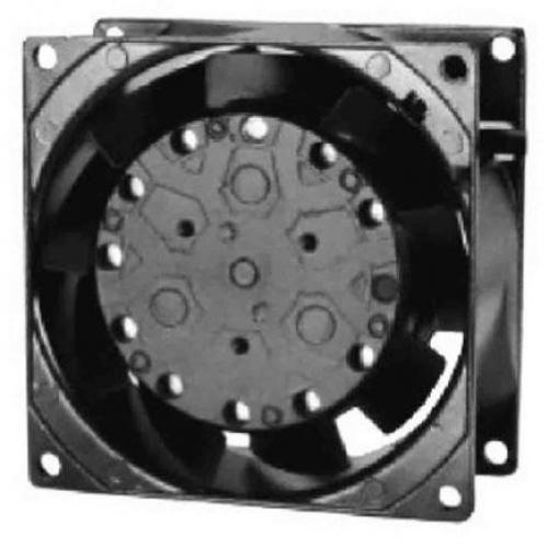 RS PRO Axiální ventilátor, řada: OA80, průtok vzduchu: 56 m³/h 13 W 230V ac IP55 80 mm 80mm 38 mm