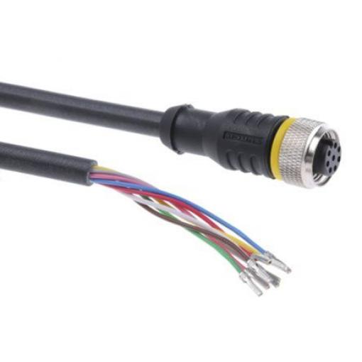 Kabel ovladače snímače, A: Vnitřní, A: M12, Rovný 8, B: Bez koncovky, 60V 8, IP67, řada: E-RKC 8T-264-2 Turck 2 m