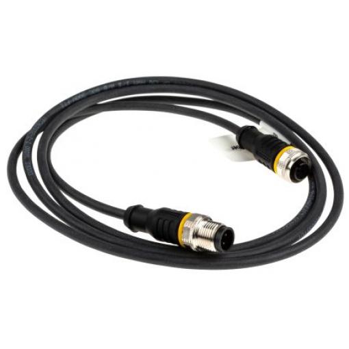 Kabel ovladače snímače, A: Vnitřní, A: Rovný 3, B: M12, B: Vnější, 250V 3, IP67, řada: RKC8 Turck 1.5 m