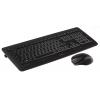 Sada klávesnice a myši, Černá Bezdrátová AZERTY (Francie) Standardní, USB Cherry