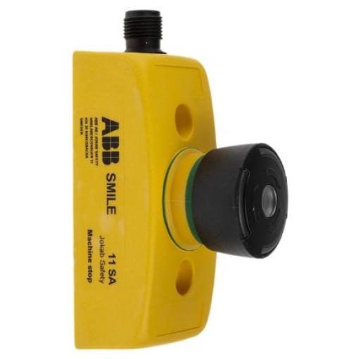 ABB Jokab Tlačítkový spínač, řada: Smile 11 SA Černá Uvolnění kroucením, průměr výřezu: 32.2 mm IP65