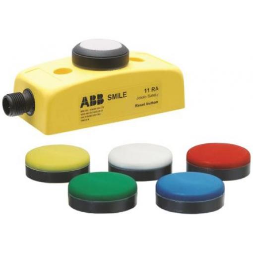 ABB Jokab Smile 11 RA Uvolnění kroucením Osvětlené Tlačítko nouzového vypínače Montáž do panelu 32.2 mm 1 NO IP65