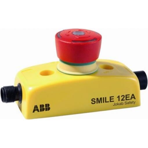 ABB Jokab Smile 12 EA Uvolnění kroucením Osvětlené Tlačítko nouzového vypínače Montáž do panelu 32.2 mm 2 NC IP65