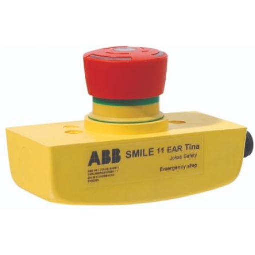 ABB Jokab Smile 11 EAR Tina Uvolnění kroucením Osvětlené Tlačítko nouzového vypínače Montáž do panelu 32.2 mm IP65