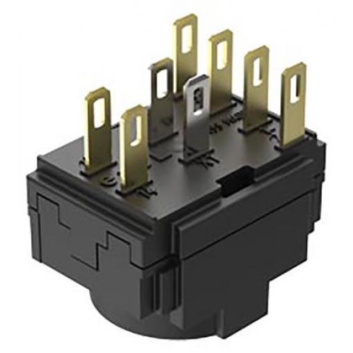 EAO Blok kontaktů tlačítkového spínače Blok kontaktů 2 NO, 1 NC 250V ac/dc Pájecí