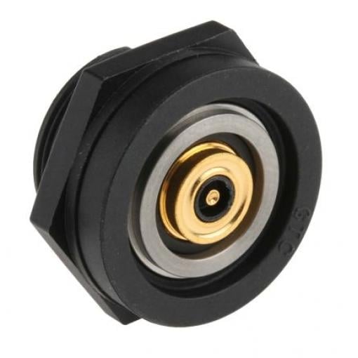 RS PRO Magnetický konektor, řada: GT193, počet cest: 2, orientace těla: Rovný, Montáž do panelu, pokovení: Zlatá,