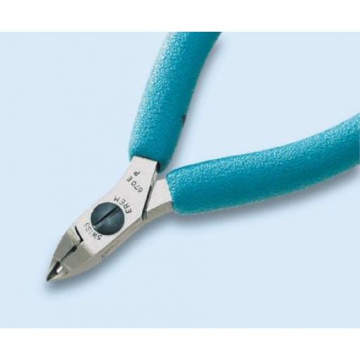 Hrotové štípací kleště, celková délka: 115 mm Dávkovač pájení druhé cívky ESD Zapuštěné kapacita řezání 1.3 mm Weller