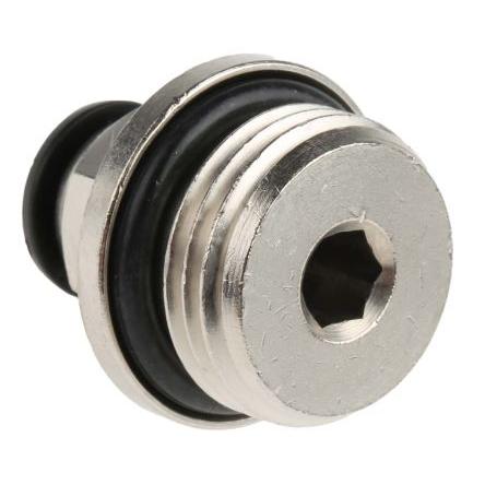 RS PRO Pneumatická armatura, řada: RS PRO, 8mm Zásuvný, Vnější Odolné vůči chemikáliím 1/2" G