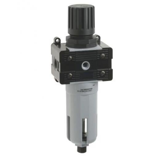 Regulátor s filtrem, řada: Fittings 20 μm, přípojka portu: 1/4 in G, max. tlak: 8 bar 1/8 in RS PRO