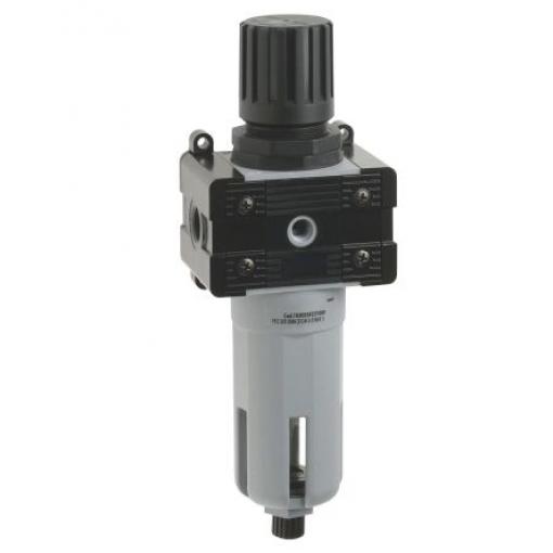 Regulátor s filtrem, řada: Fittings 20 μm, přípojka portu: 3/8 in G, max. tlak: 8 bar 1/8 in RS PRO
