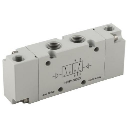 Pneumatický solenoidový ventil 5/2 bistabilní, řada: 01VP G Pneumatický, max. průtok: 5000 NL/min RS PRO
