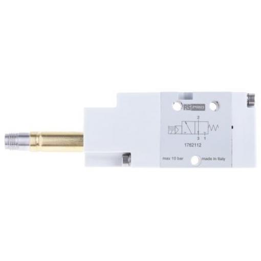 Pneumatický solenoidový ventil 3/2 běžně zavřený, řada: 01V G Solenoid, max. průtok: 740 NL/min RS PRO