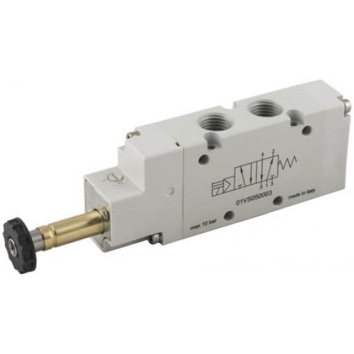 Pneumatický solenoidový ventil 3/2 běžně zavřený, řada: 01V G Solenoid, max. průtok: 5000 NL/min RS PRO