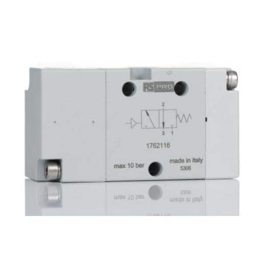 Pneumatický solenoidový ventil 3/2 běžně zavřený, řada: 01VP G Pneumatický, max. průtok: 740 NL/min RS PRO