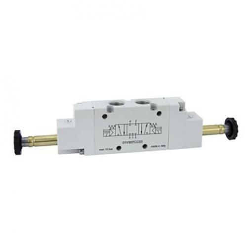 Pneumatický solenoidový ventil 5/3 CC, řada: 01V G Solenoid, max. průtok: 5000 NL/min RS PRO