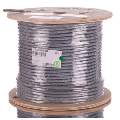 Ovládací kabel, řada: SY 5žilový 0.75 mm² Polyvinylchlorid plášť Belden Stíněný 100 m, Šedá