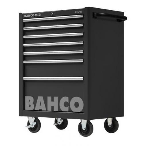 Vozík na nářadí 7zásuvková Na kolečkách, Tuhá ocel, výška: 956 mm x 40 in, délka: 763 mm Bahco