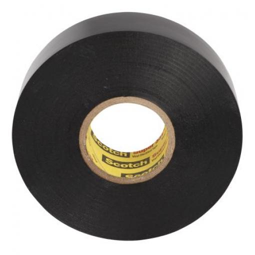 Elektrikářská páska, název: Scotch Super 33, Černá Polyvinylchlorid 8000 V 19 mm x, délka: 6 m tloušťka 0.18 mm 3M