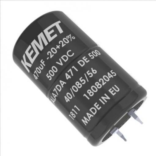 Kondenzátor, řada: ALA7D 560 μF ±20 % 450 V dc, Zacvakávací montáž AEC-Q200 KEMET