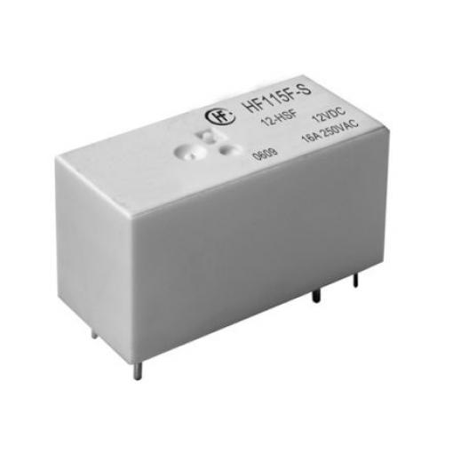 Výkonové relé SPST Montáž na PCB 12V dc HF115F-S