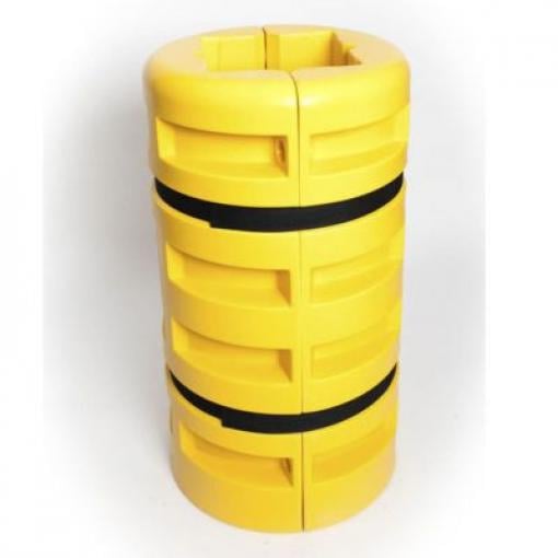 Ochrana proti nárazu, Černá, Žlutá, délka: 1000 mm, průměr: 600 mm, šířka: 1000 mm Addgards