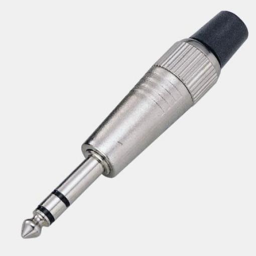 RS PRO Konektor TRS, Stereo Vnější, 6.35 mm 1A, orientace těla: Rovný, 500 V dc