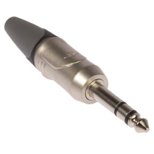 RS PRO Konektor TRS, Stereo Vnější, 6.35 mm 1A, orientace těla: Rovný, 500 V dc