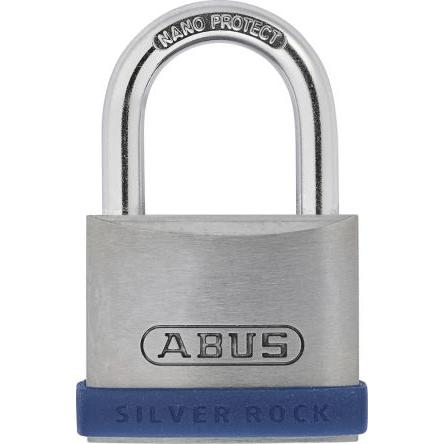 ABUS Zabezpečovací visací zámek S klíčem Odolnost vůči povětrnostním vlivům, Ocel Obojí 6.5 mm třmen, Modrá 42.4mm