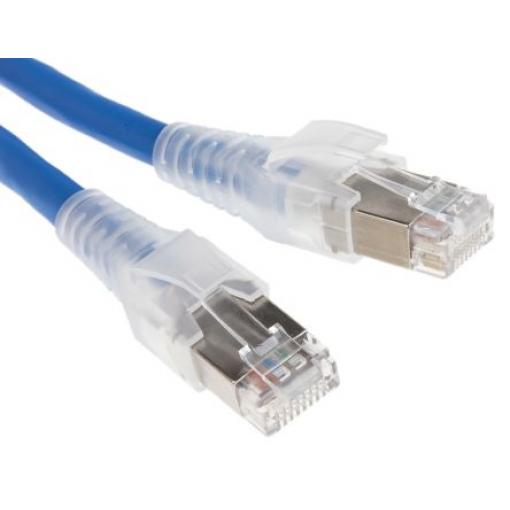 Belden Kat6 Ethernetové kabely, řada: C6S4106002M, Modrá, Nízko dýmivý bezhalogenový, 72V dc 2 m, typ pláště: Stíněné