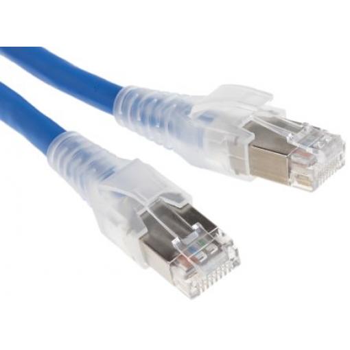 Belden Cat6a Ethernetové kabely, řada: CAE4106003M, Modrá, Nízko dýmivý bezhalogenový, 72V dc 3 m, typ pláště: Stíněné
