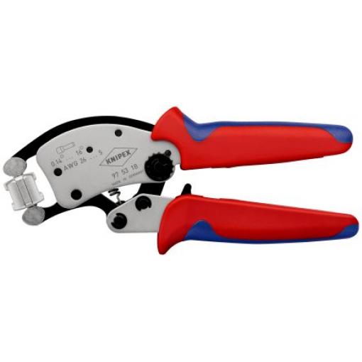 Krimpovací nástroj, řada: Twistor 16 Knipex, pro použití s: Drátové drážky