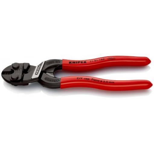Kompaktní štípací kleště 71 01 160, celková délka: 160 mm, Plastové, kapacita řezání: 5.3 mm, Plastové Knipex