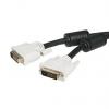 StarTech.com, A: Vnější Duální propojení DVI-D, B: Vnější DVI-D 2 m Kabel DVI, Černá, Polyvinylchlorid
