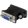 StarTech.com, A: Vnější, B: Vnitřní 40 mm Kabel adaptéru Kabel DVI, Černá, Polyvinylchlorid