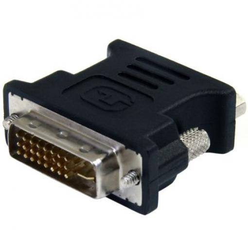 StarTech.com, A: Vnější, B: Vnitřní 40 mm Kabel adaptéru Kabel DVI, Černá, Polyvinylchlorid