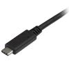 StarTech.com Kabel USB do zásuvky IC Vnější, A: USB typu C, 2 m Vnější, Černá, B: USB B
