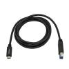 StarTech.com Kabel USB do zásuvky IC Vnější, A: USB typu C, 2 m Vnější, Černá, B: USB B