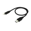 StarTech.com Kabel USB do zásuvky IC Vnější, A: USB typu A, 500 mm Vnější, Černá, B: USB typu C