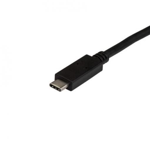 StarTech.com Kabel USB do zásuvky IC Vnější, A: USB typu A, 500 mm Vnější, Černá, B: USB typu C
