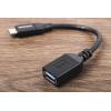 StarTech.com Kabel USB do zásuvky IC Vnější, A: USB typu C, 150 mm Vnitřní, Černá, B: USB typu A
