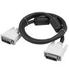StarTech.com, A: Vnější Duální propojení DVI-D, B: Vnější DVI-D 1 m Kabel DVI, Černá, Polyvinylchlorid