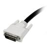 StarTech.com, A: Vnější Duální propojení DVI-D, B: Vnější DVI-D 1 m Kabel DVI, Černá, Polyvinylchlorid