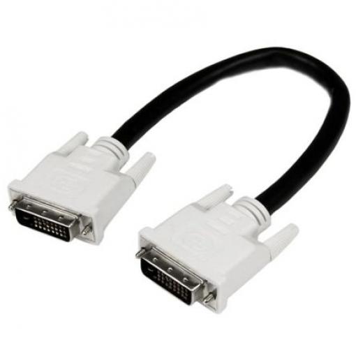 StarTech.com, A: Vnější Duální propojení DVI-D, B: Vnější DVI-D 1 m Kabel DVI, Černá, Polyvinylchlorid