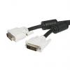 StarTech.com, A: Vnější Duální propojení DVI-D, B: Vnější DVI-D 3 m Kabel DVI, Černá, Polyvinylchlorid